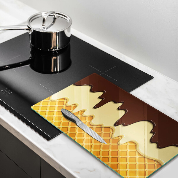 Chopping board Illustration of ice cream