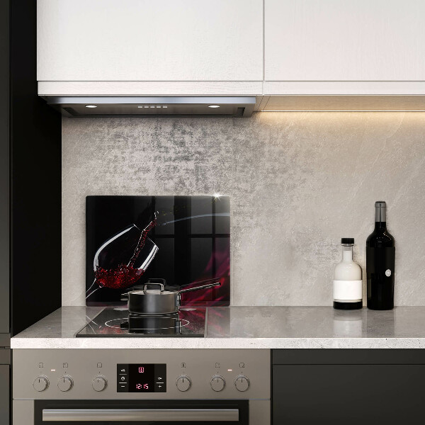 Chopping board Red wine glass