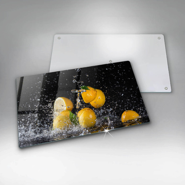 Chopping board Juicy lemon fruit