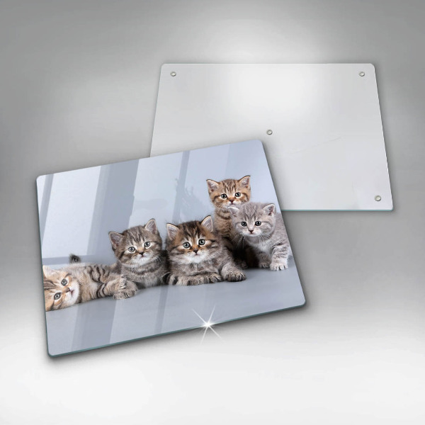 Chopping board Sweet small cats