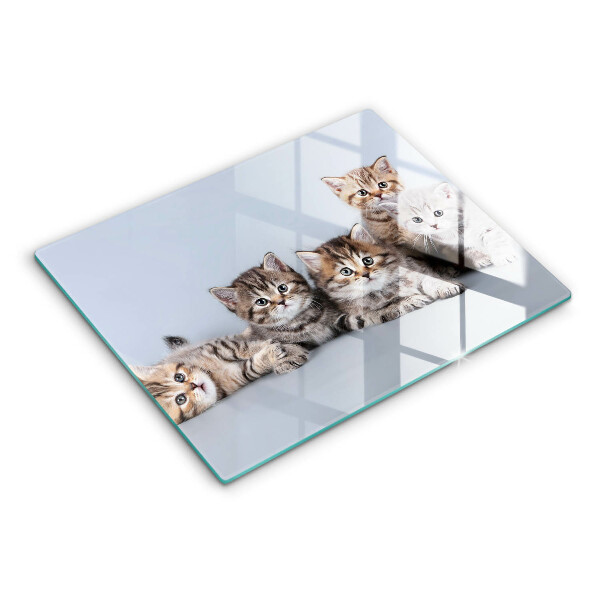 Chopping board Sweet small cats