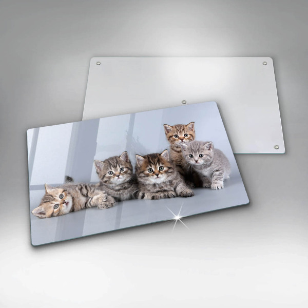 Chopping board Sweet small cats