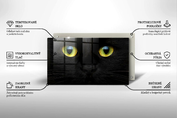 Chopping board Animal cat eyes