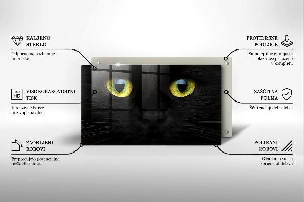 Chopping board Animal cat eyes