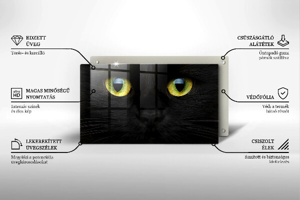 Chopping board Animal cat eyes