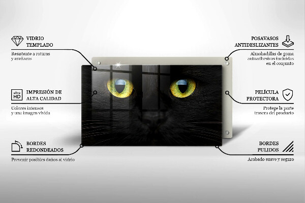 Chopping board Animal cat eyes