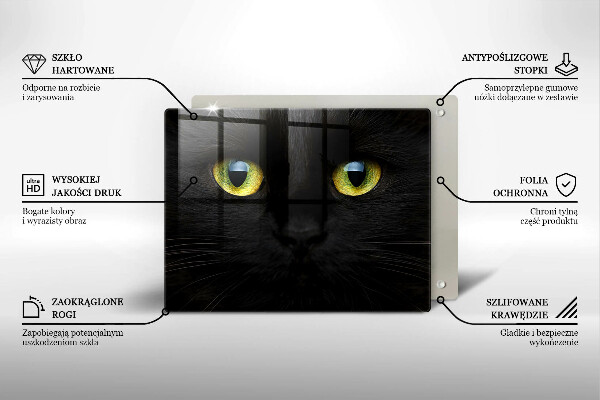 Chopping board Animal cat eyes