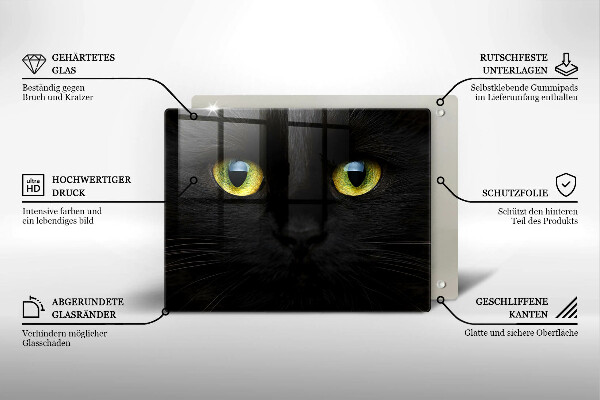 Chopping board Animal cat eyes