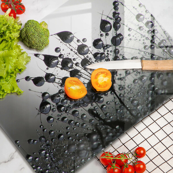 Chopping board Dandelions and dew