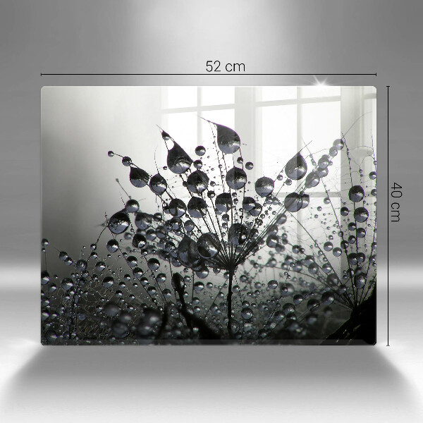 Chopping board Dandelions and dew