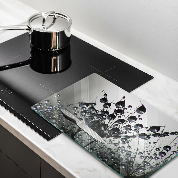 Chopping board Dandelions and dew