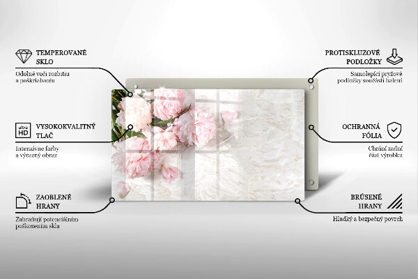 Chopping board Delicate roses flowers