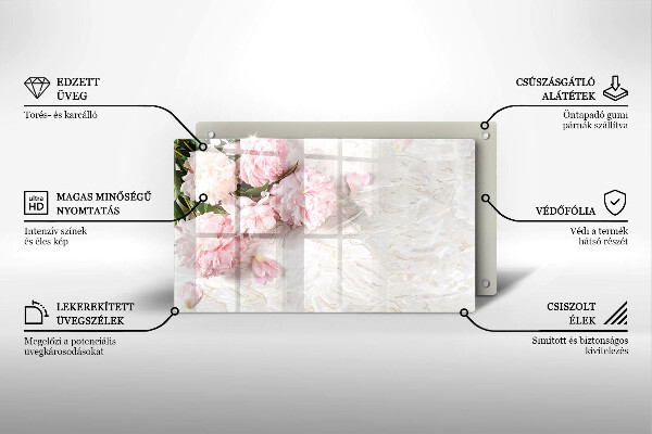 Chopping board Delicate roses flowers