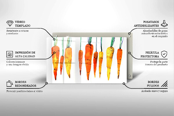Chopping board Carrot illustration