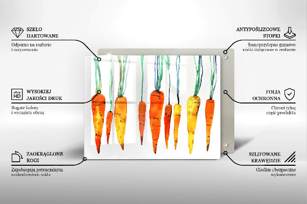 Chopping board Carrot illustration