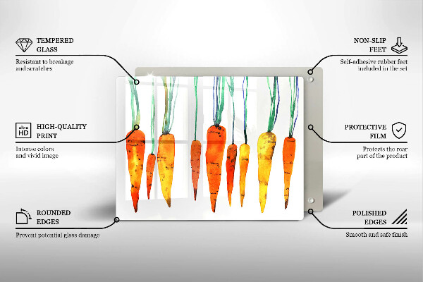 Chopping board Carrot illustration