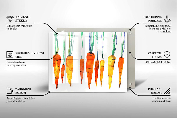 Chopping board Carrot illustration