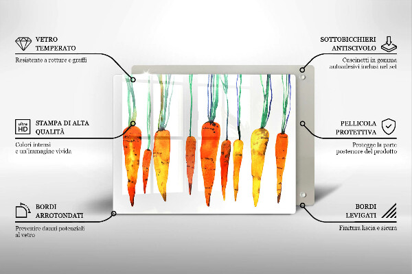 Chopping board Carrot illustration
