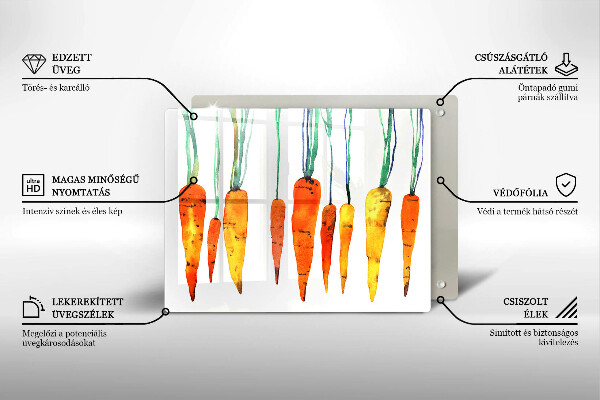 Chopping board Carrot illustration