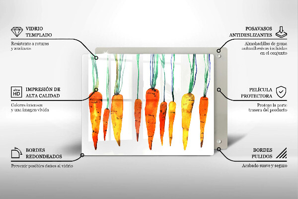 Chopping board Carrot illustration