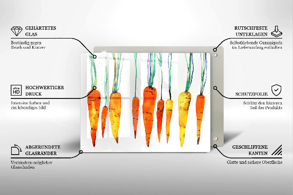 Chopping board Carrot illustration