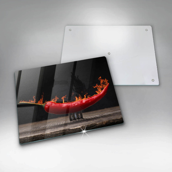 Chopping board Hot chili pepper