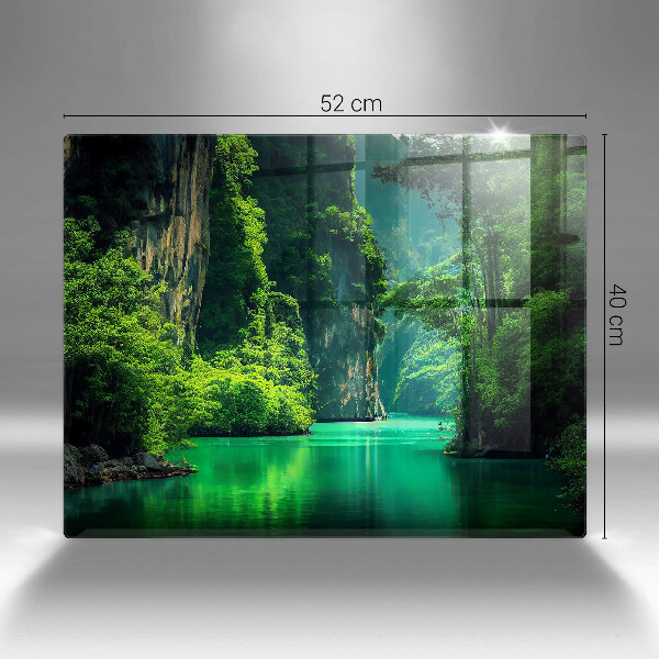 Chopping board Laguna landscape