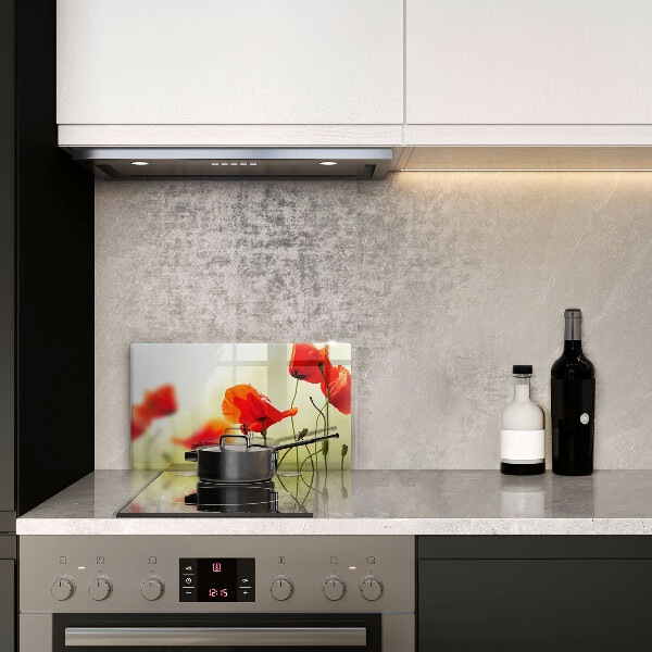 Chopping board Red flowers