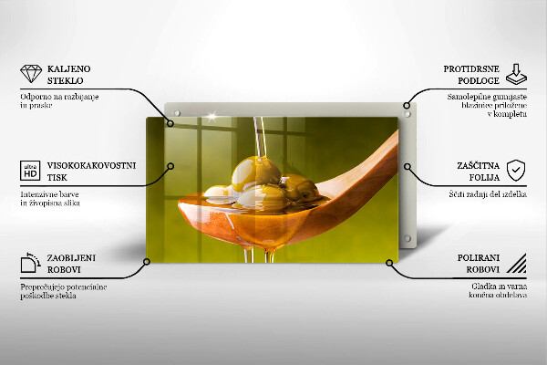 Chopping board Oliwa and olives