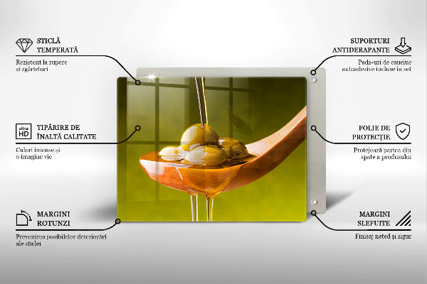 Chopping board Oliwa and olives