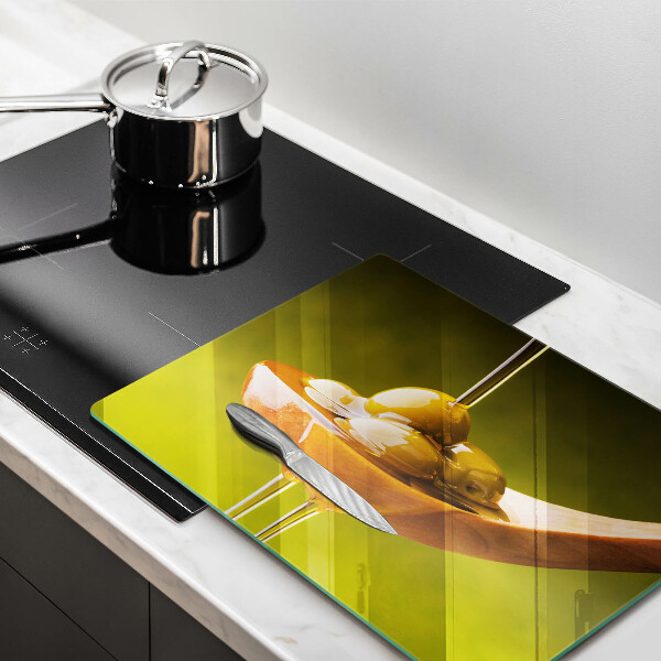 Chopping board Oliwa and olives