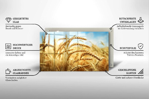 Chopping board Cereals in the field