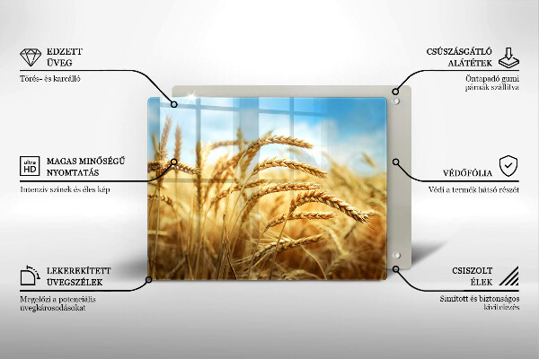 Chopping board Cereals in the field