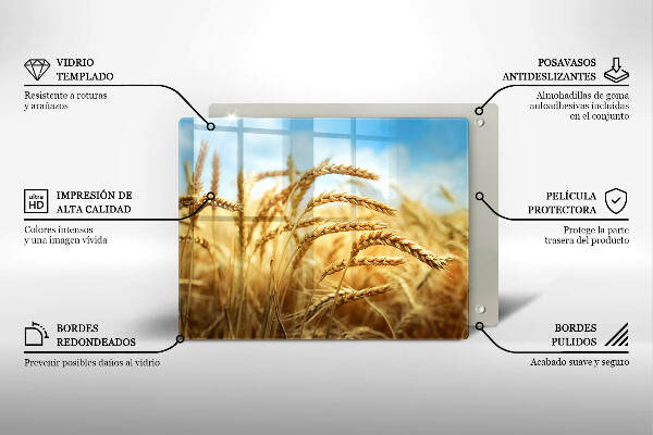 Chopping board Cereals in the field