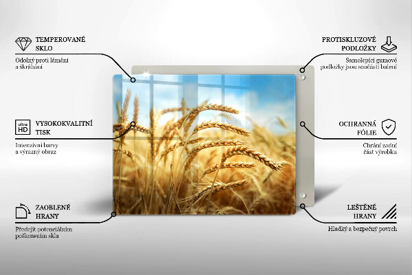 Chopping board Cereals in the field