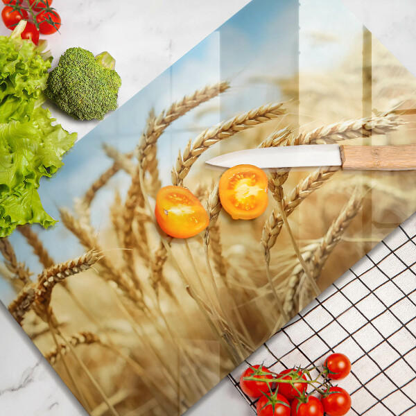 Chopping board Cereals in the field
