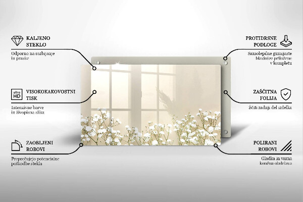 Chopping board Boho flowers