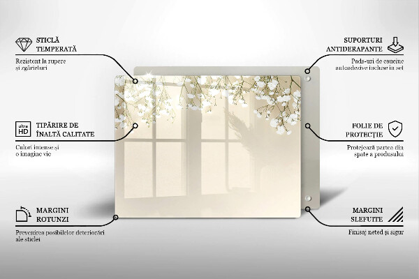 Chopping board Boho flowers