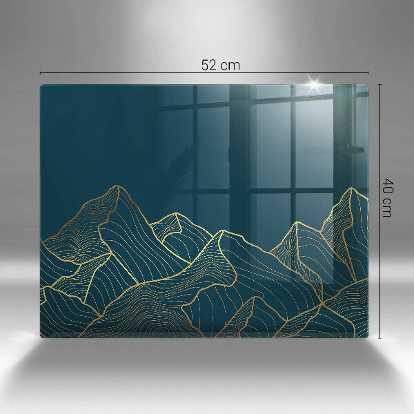 Chopping board Abstract mountains