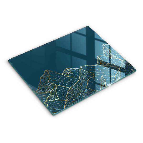 Chopping board Abstract mountains