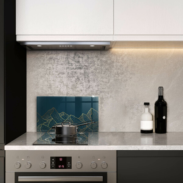 Chopping board Abstract mountains