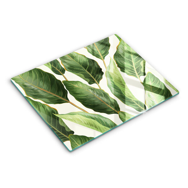Chopping board Banana leaves