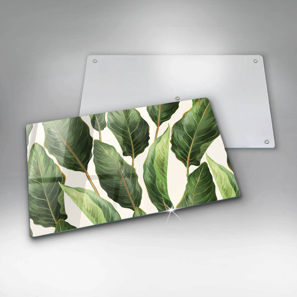 Chopping board Banana leaves