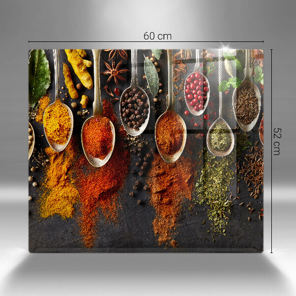 Kitchen worktop protector Spoons with spices