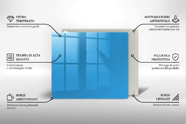 Chopping board Blue color