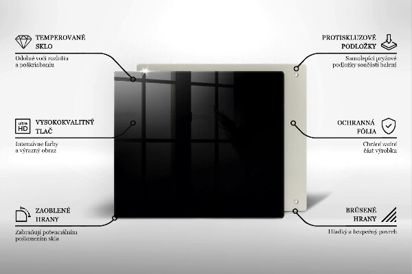 Chopping board Black colour