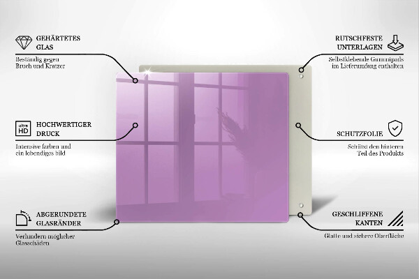 Kitchen worktop protector Violet colour