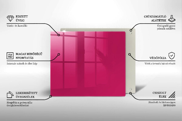 Kitchen worktop protector Pink color