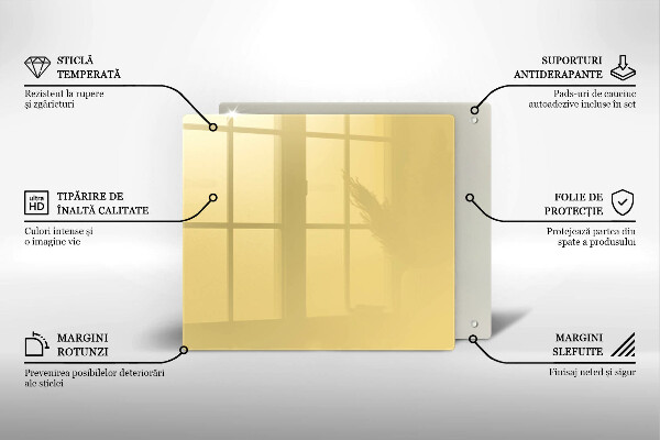 Kitchen worktop protector Yellow