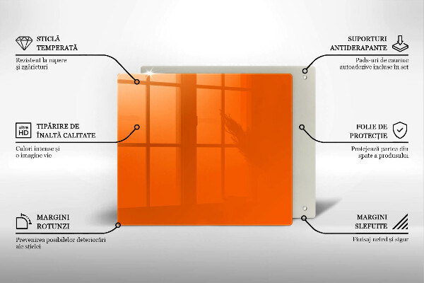 Kitchen worktop protector Orange color